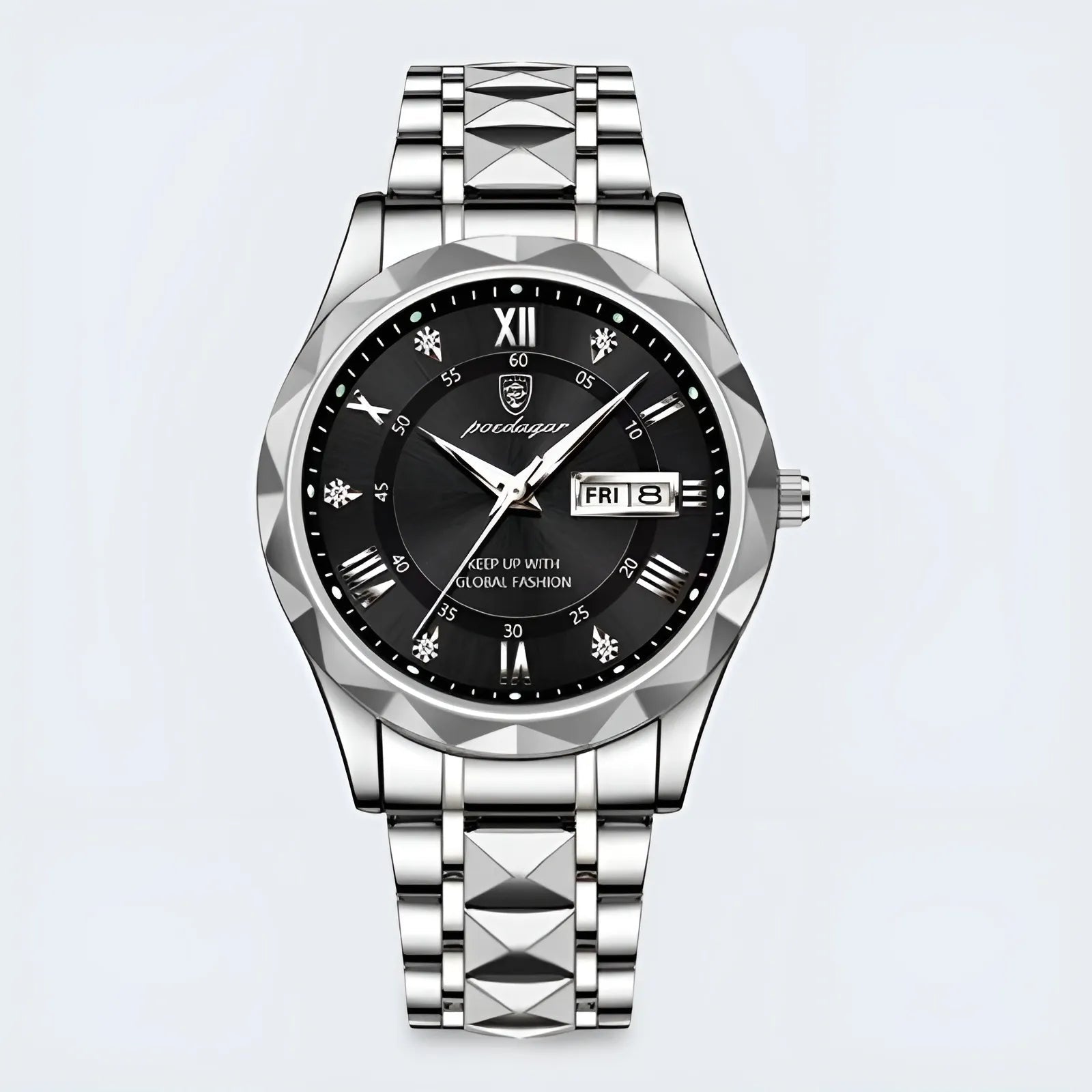 RELÓGIO MASCULINO 42MM RAVINI POEDAGAR ESSENCE