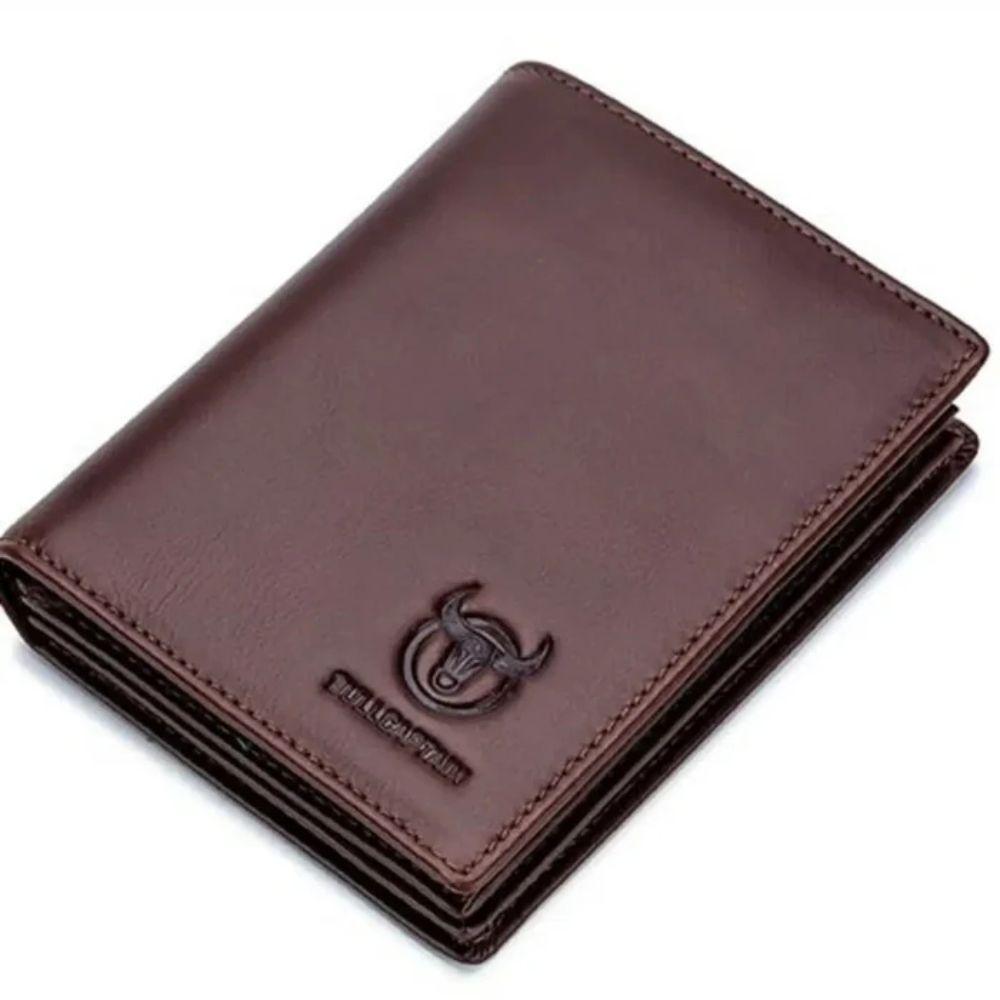 Carteira Masculina de Couro Legítimo BullCaptain Premium Edition
