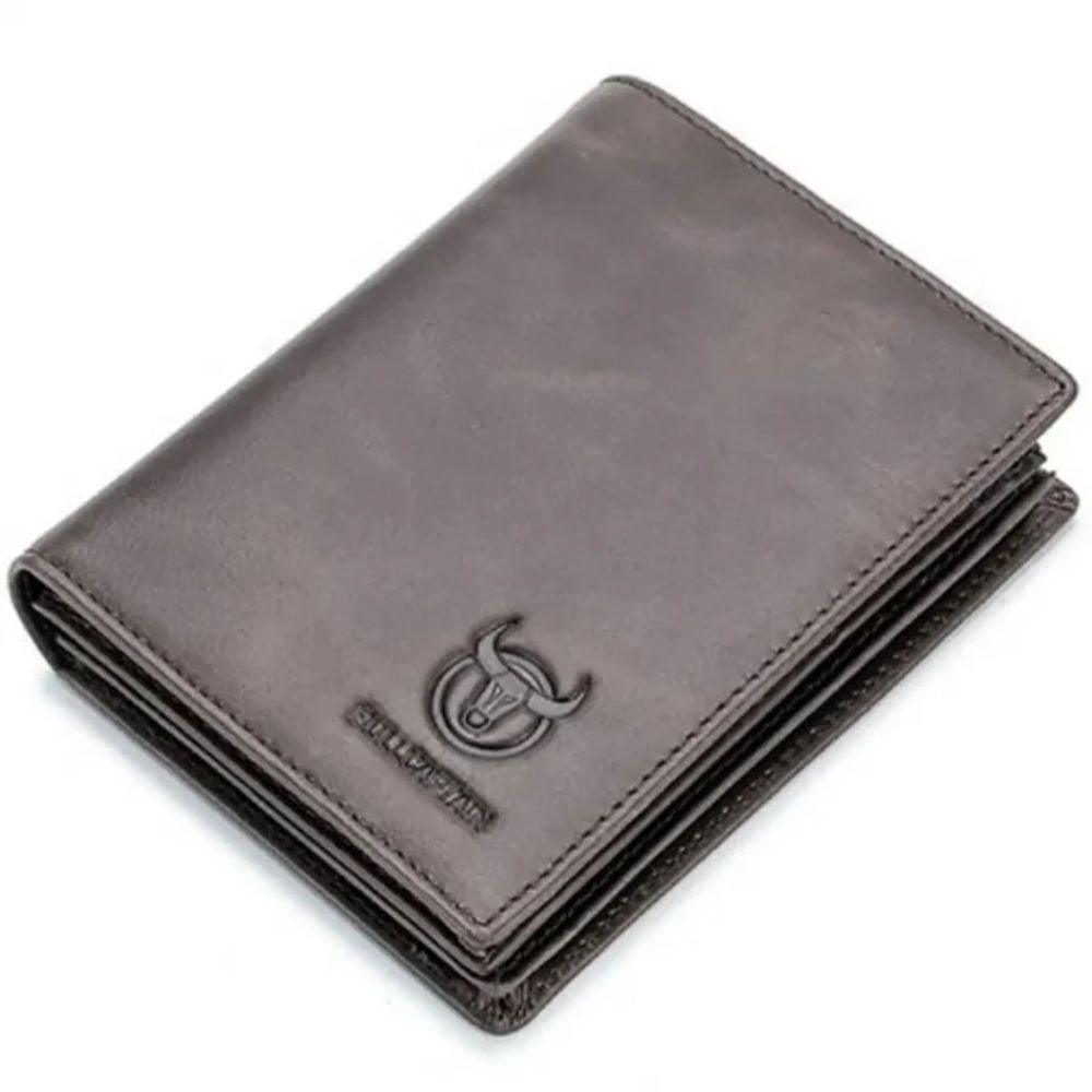 Carteira Masculina de Couro Legítimo BullCaptain Premium Edition