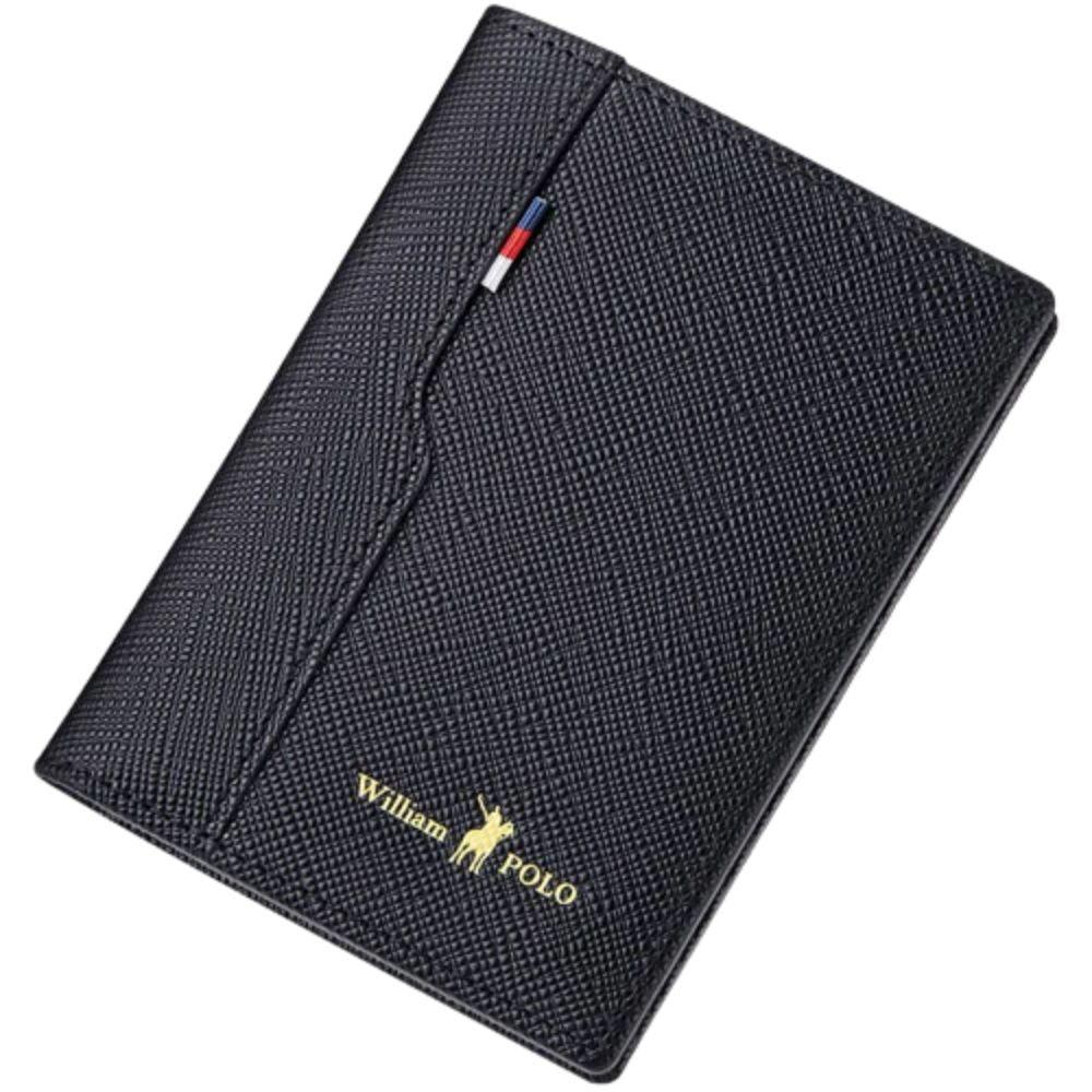Carteira Masculina de Couro Legítimo William Polo Sovereign