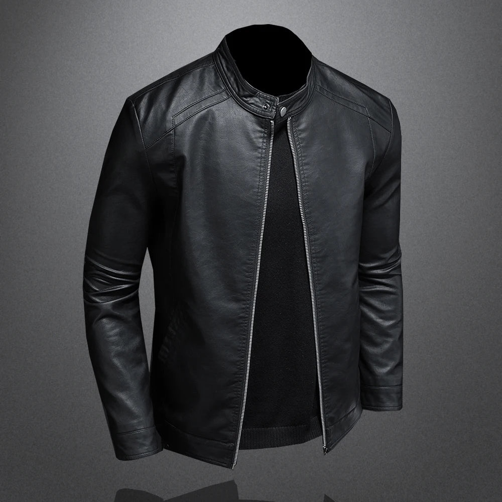 Jaqueta Masculina Ravini de Couro PU