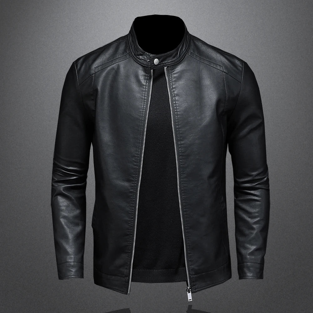 Jaqueta Masculina Ravini de Couro PU