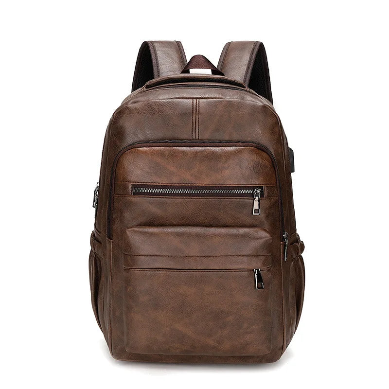 MOCHILA MASCULINA DE COURO RAVINI DIDA BEAR MOCHILA