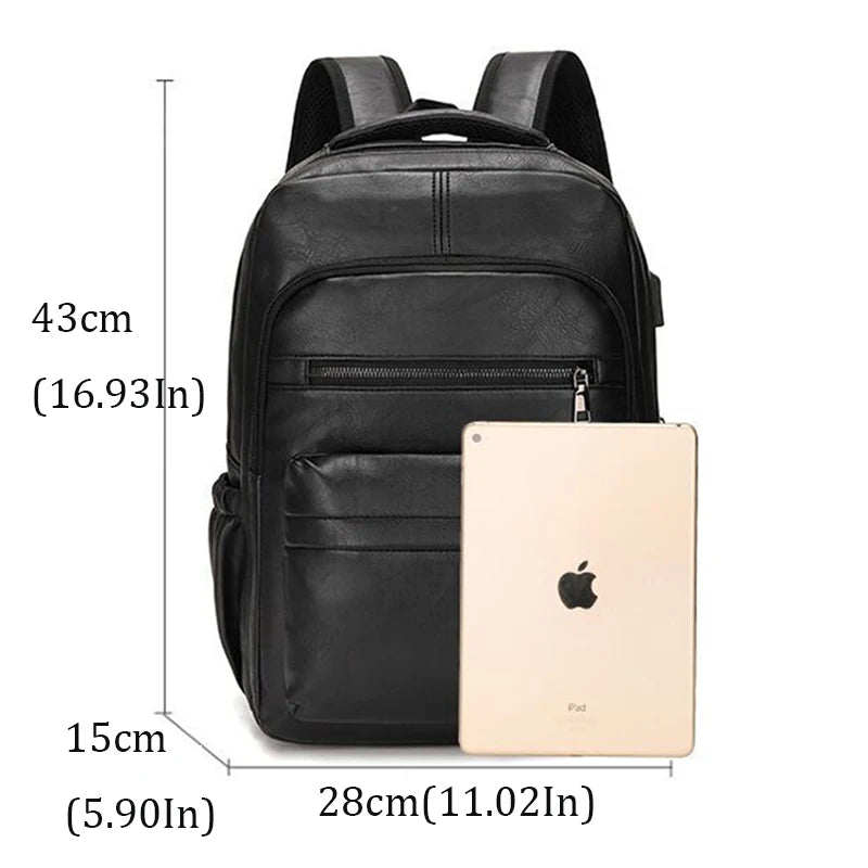 MOCHILA MASCULINA DE COURO RAVINI DIDA BEAR MOCHILA