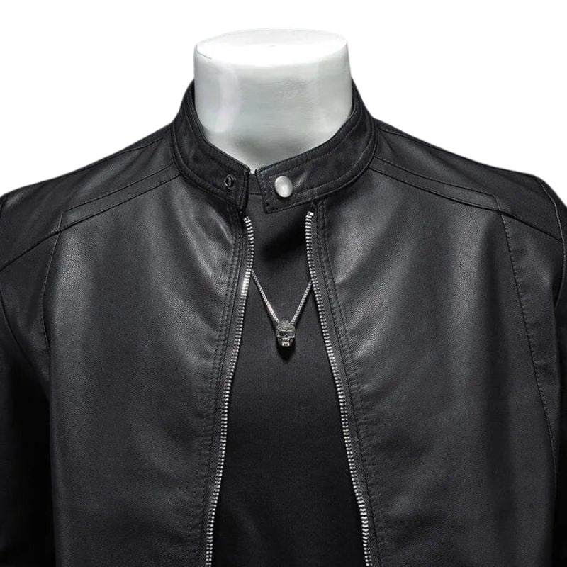 Jaqueta Masculina Ravini de Couro PU