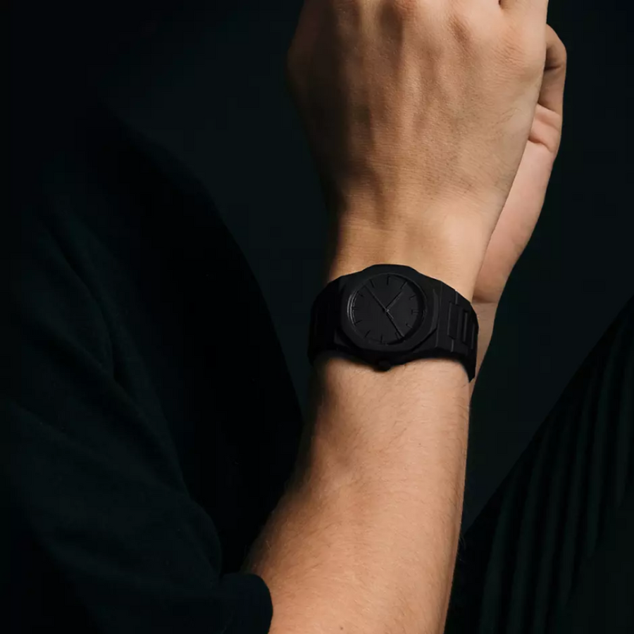 Relógio Masculino Carbon All Black
